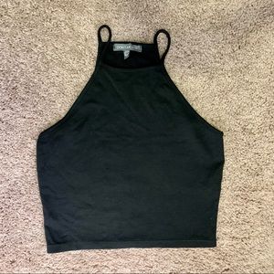 Don’t Ask Why by aerie Black Crop Top